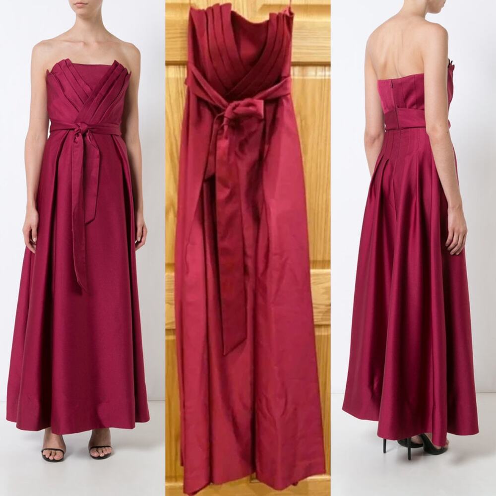 Zac Zac Posen Strapless Maxi Dress